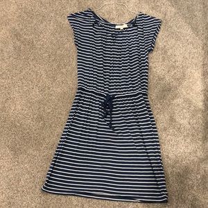 LOFT striped mini dress